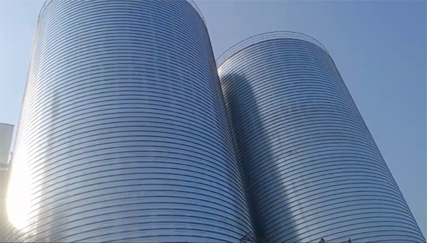 阿坝2座混凝土高架卷板仓